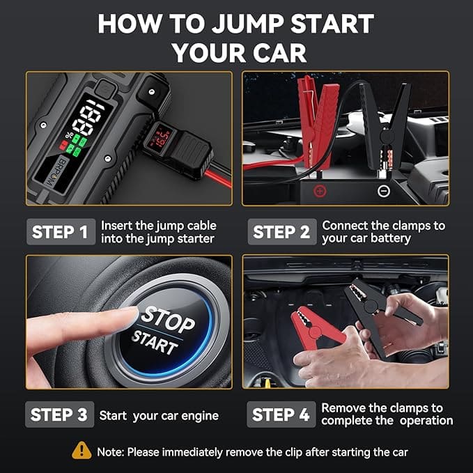 BRPOM | Jump Starter, 6000A