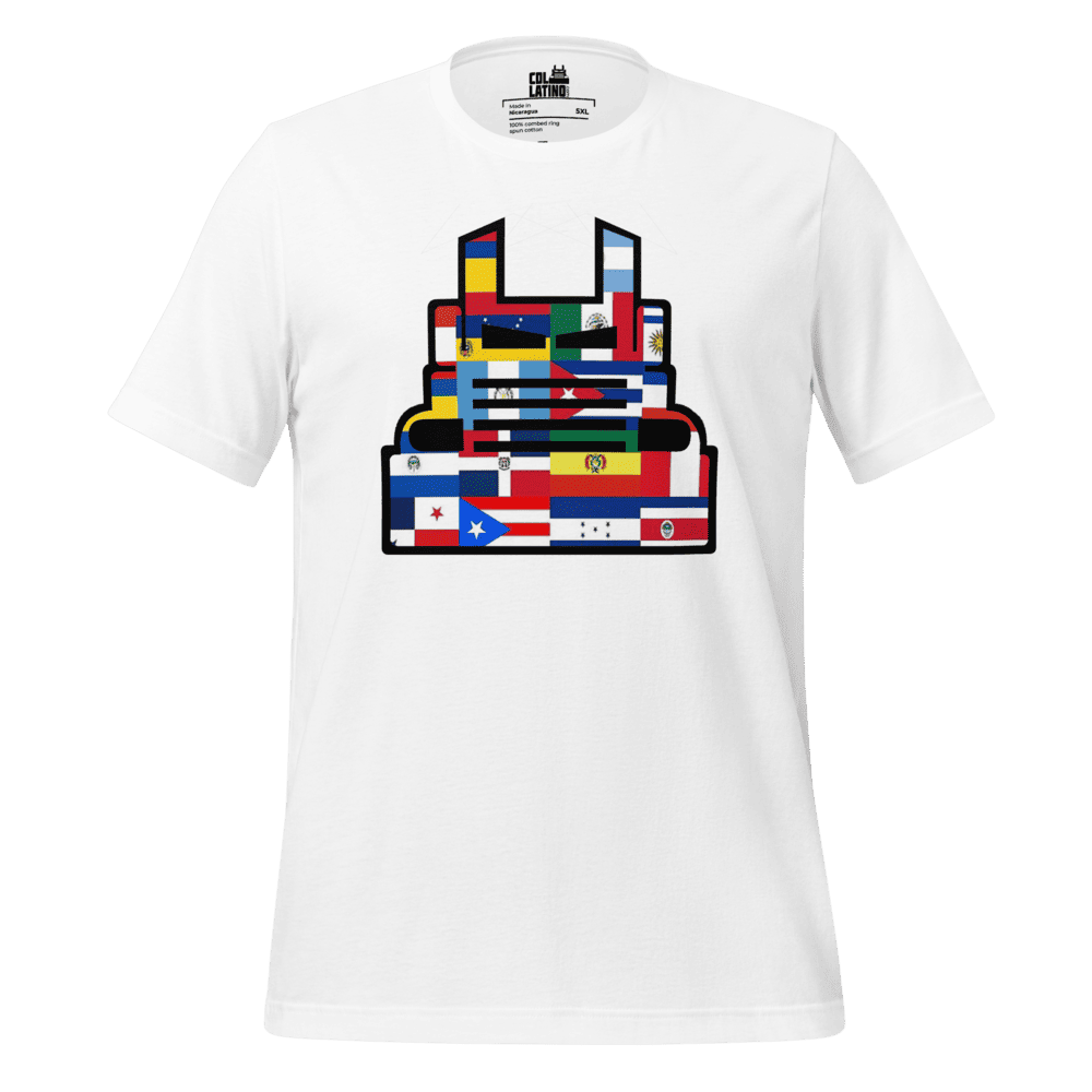 T-Shirt-Bella+Canva-3001-White-Orgullo Latino 