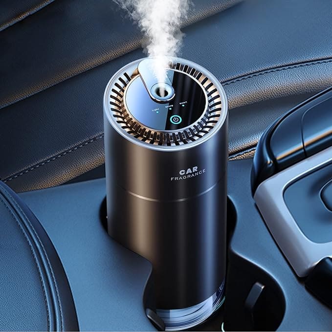 Difusor de aceite (sin ruido): Ceeniu AI Intelligent 3 modos, difusores nebulizantes a nanoescala para aceites esenciales, habitación grande, difusores inalámbricos de movimiento adecuados para el hogar, coche, oficina, baño, aroma de colonia