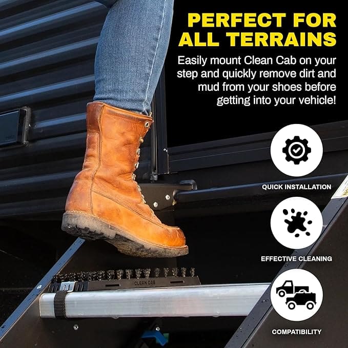 Clean Cab | Universal Heavy Duty Step Brush