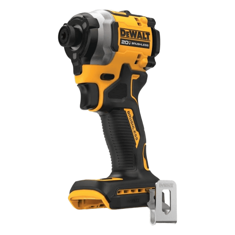 DEWALT ATOMIC 20V MAX* 1/4 pulgadas. Destornillador de impacto inalámbrico de 3 velocidades sin escobillas de 3 velocidades, paquete de una herramienta desnuda (1 paquete ATOMIC 20V MAX sin escobillas