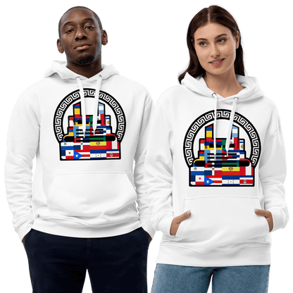 ECO-Premium-Hoodie-Blanco-Orgullo Latino