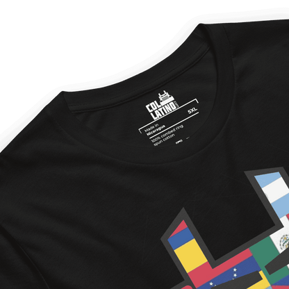 T-Shirt-Bella+Canva-3001-Black-Orgullo Latino 