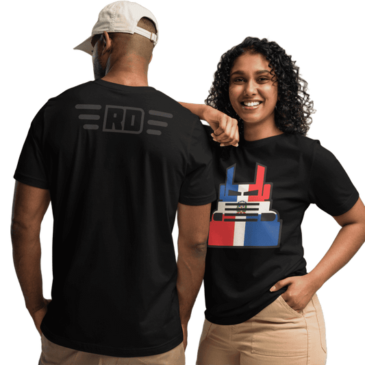 T-Shirt-Bella+Canva-3001-Black-República Dominicana