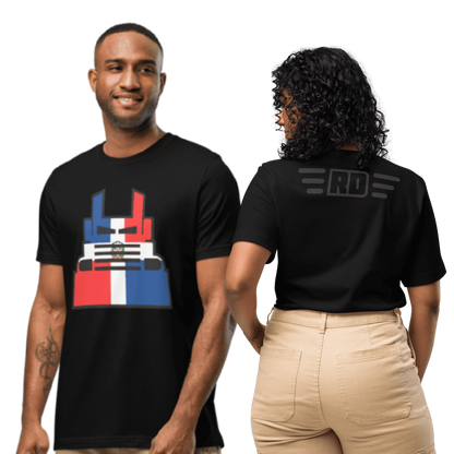 T-Shirt-Bella+Canva-3001-Black-República Dominicana