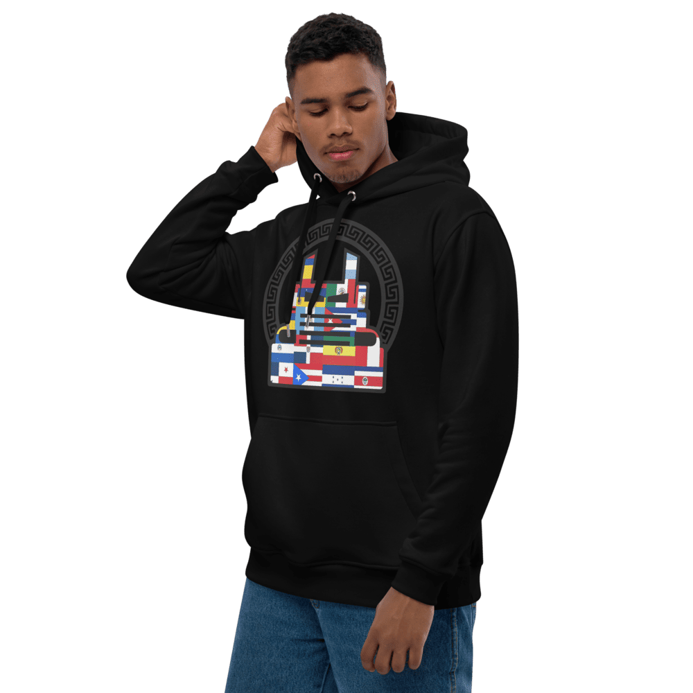 ECO-Premium-Hoodie-Negro-Orgullo Latino