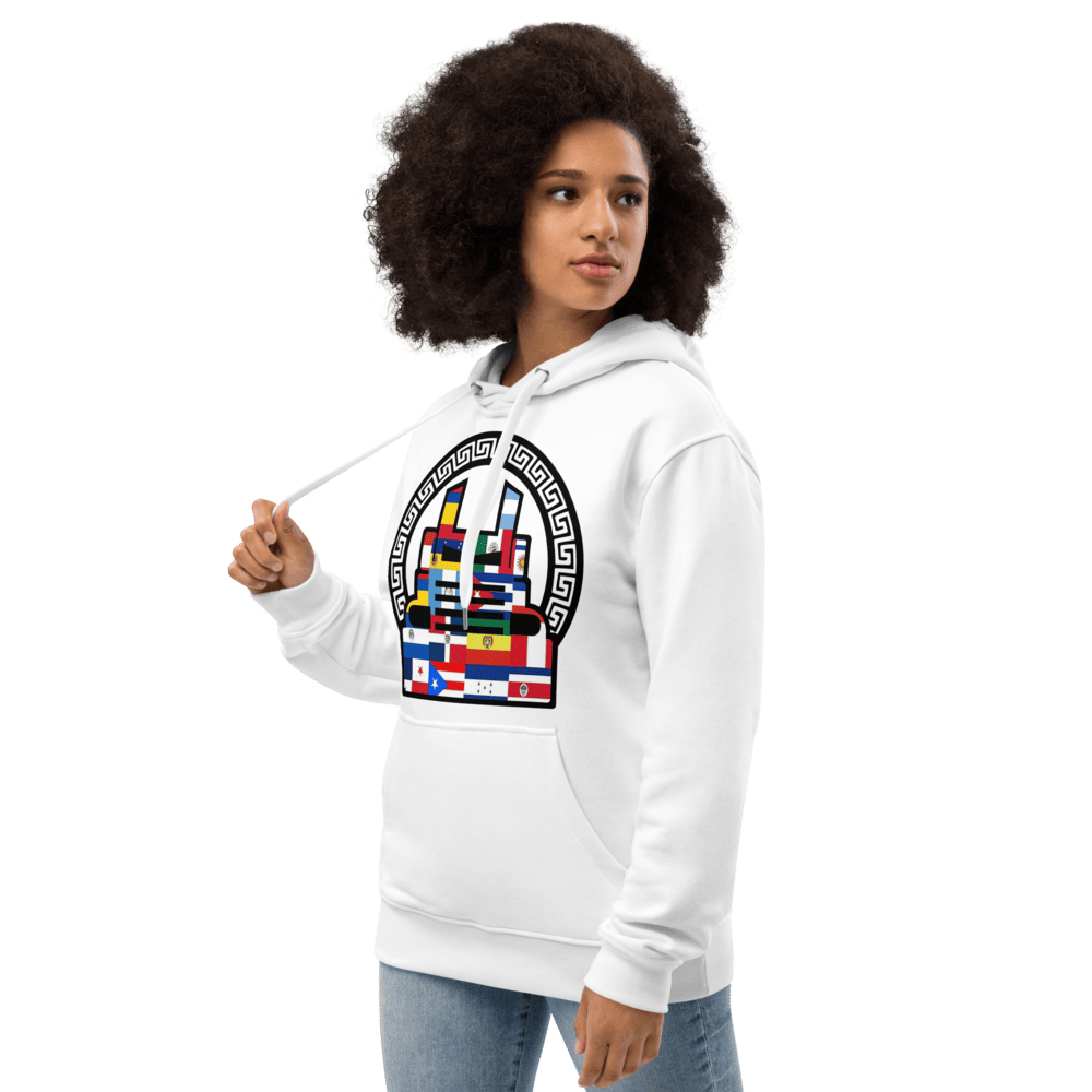 ECO-Premium-Hoodie-Blanco-Orgullo Latino