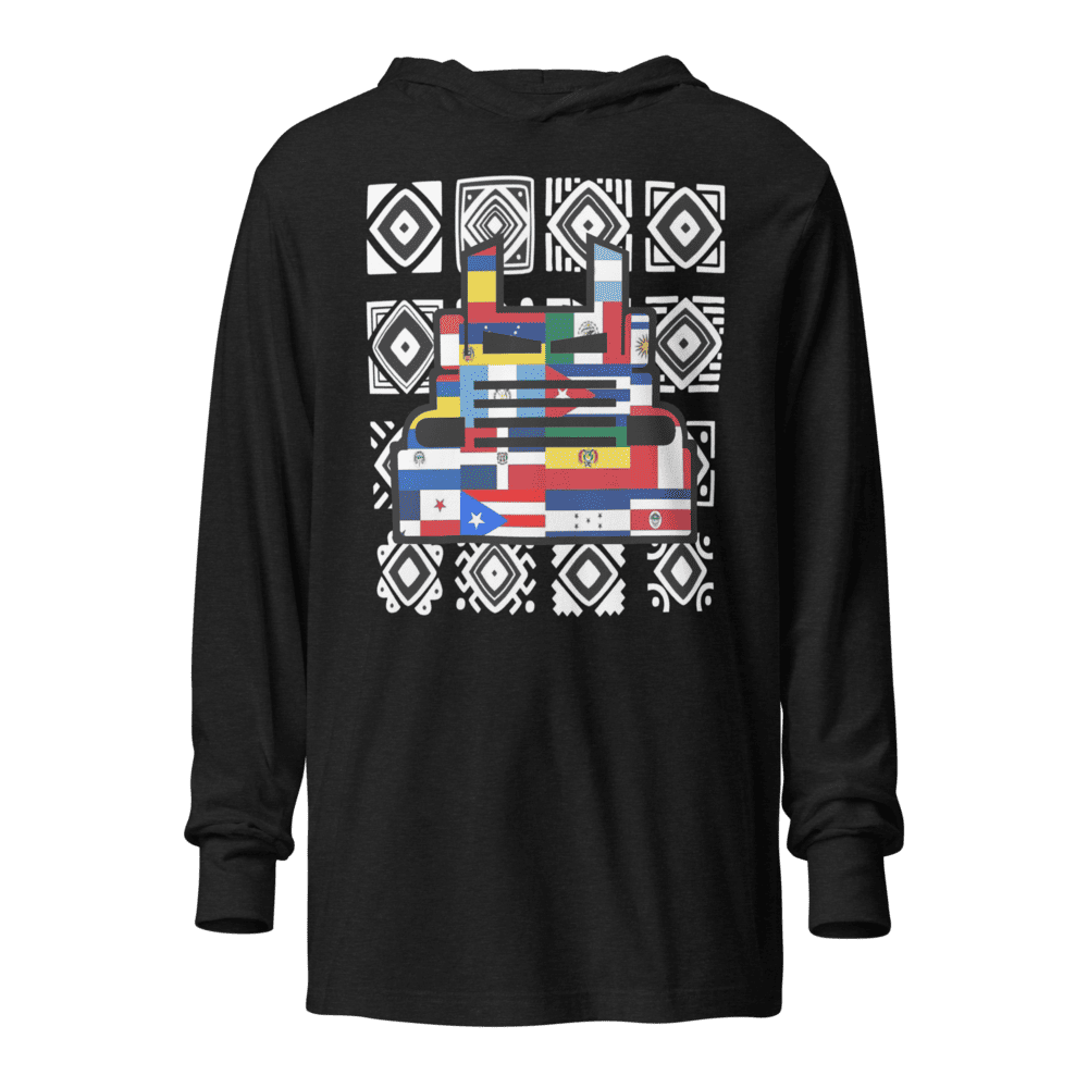 Long Sleeve Hooded Tee | Orgullo Latino