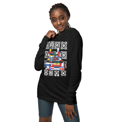 Long Sleeve Hooded Tee | Orgullo Latino