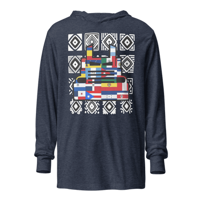 Long Sleeve Hooded Tee | Orgullo Latino