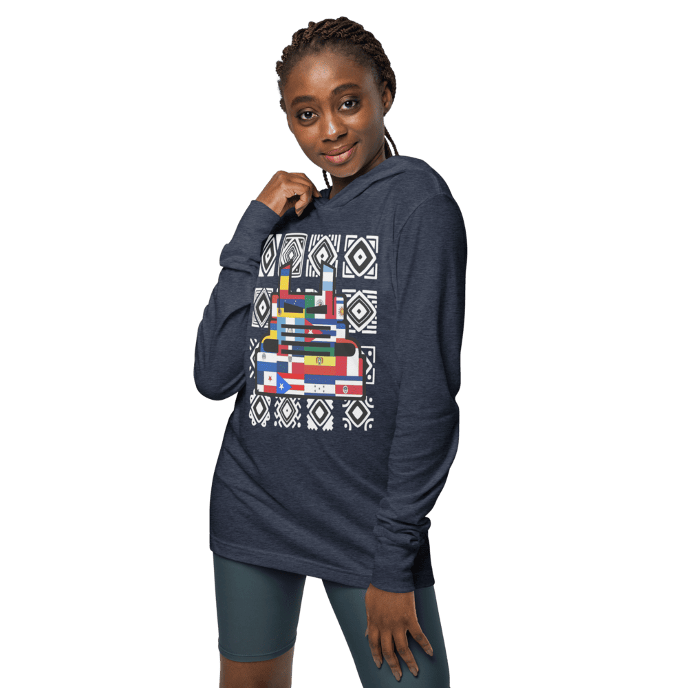 Long Sleeve Hooded Tee | Orgullo Latino