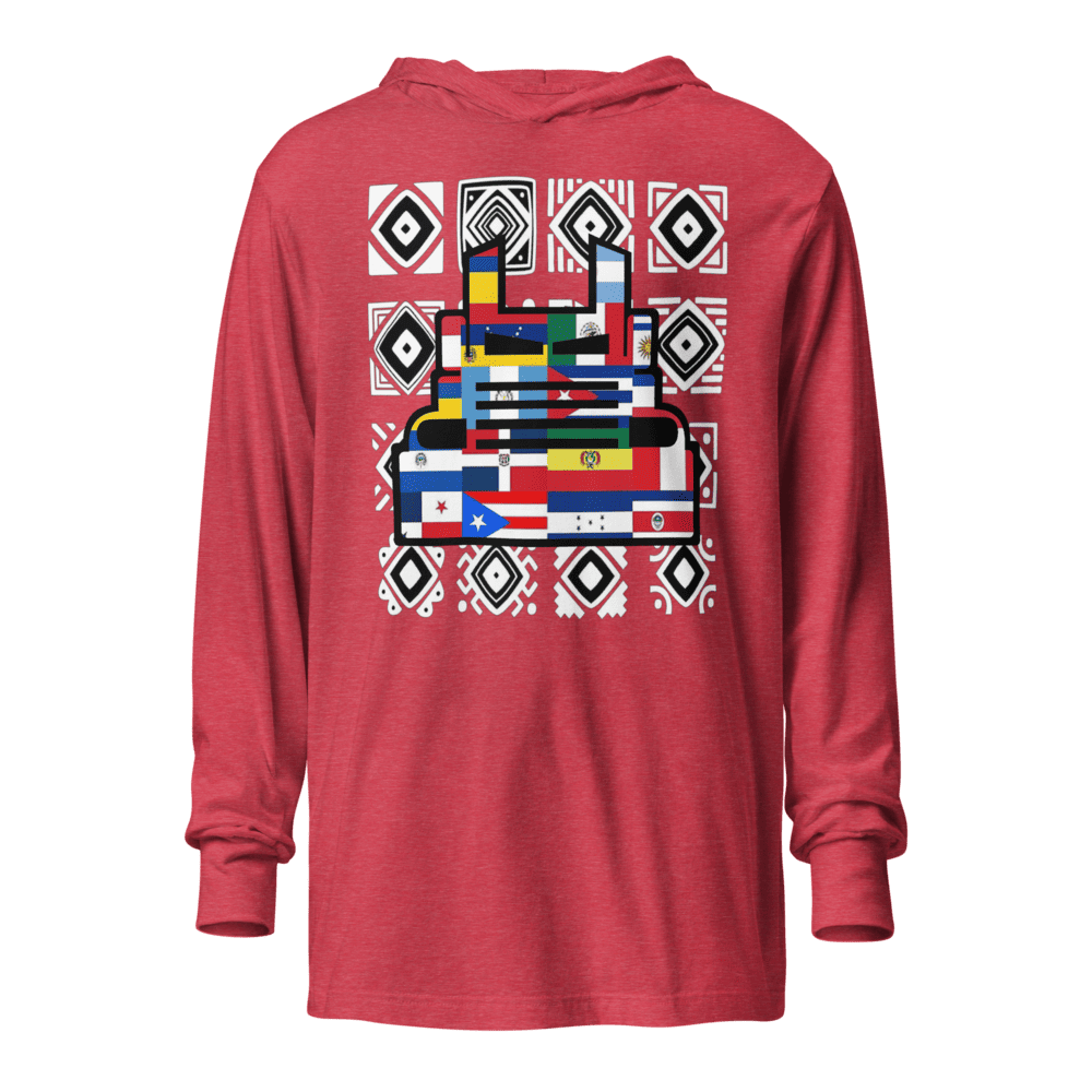 Long Sleeve Hooded Tee | Orgullo Latino