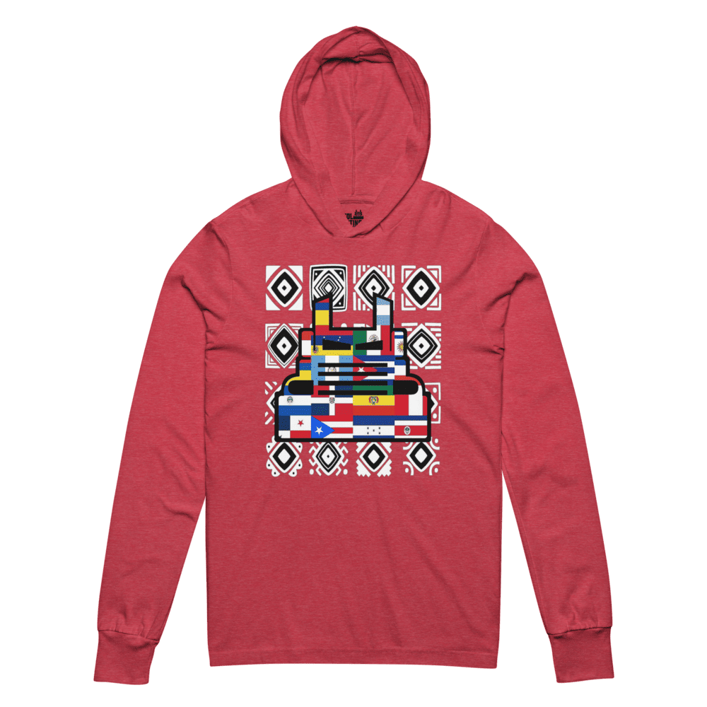 Long Sleeve Hooded Tee | Orgullo Latino