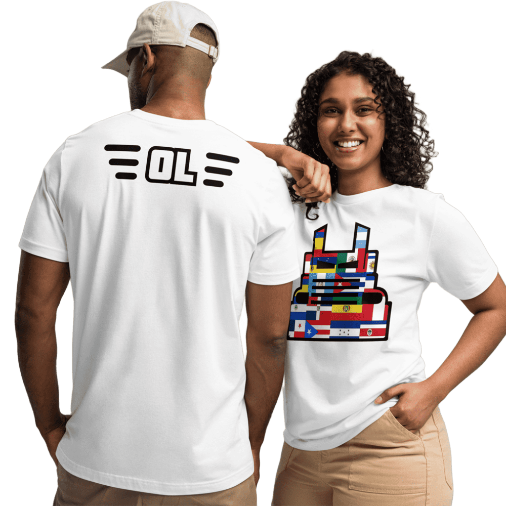 T-Shirt-Bella+Canva-3001-White-Orgullo Latino 