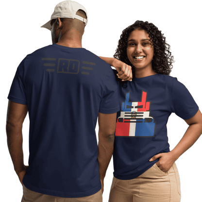 T-Shirt-Bella+Canva-3001-Navy-República Dominicana