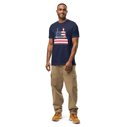 T-Shirt-Bella+Canva-3001-Navy-Estados Unidos