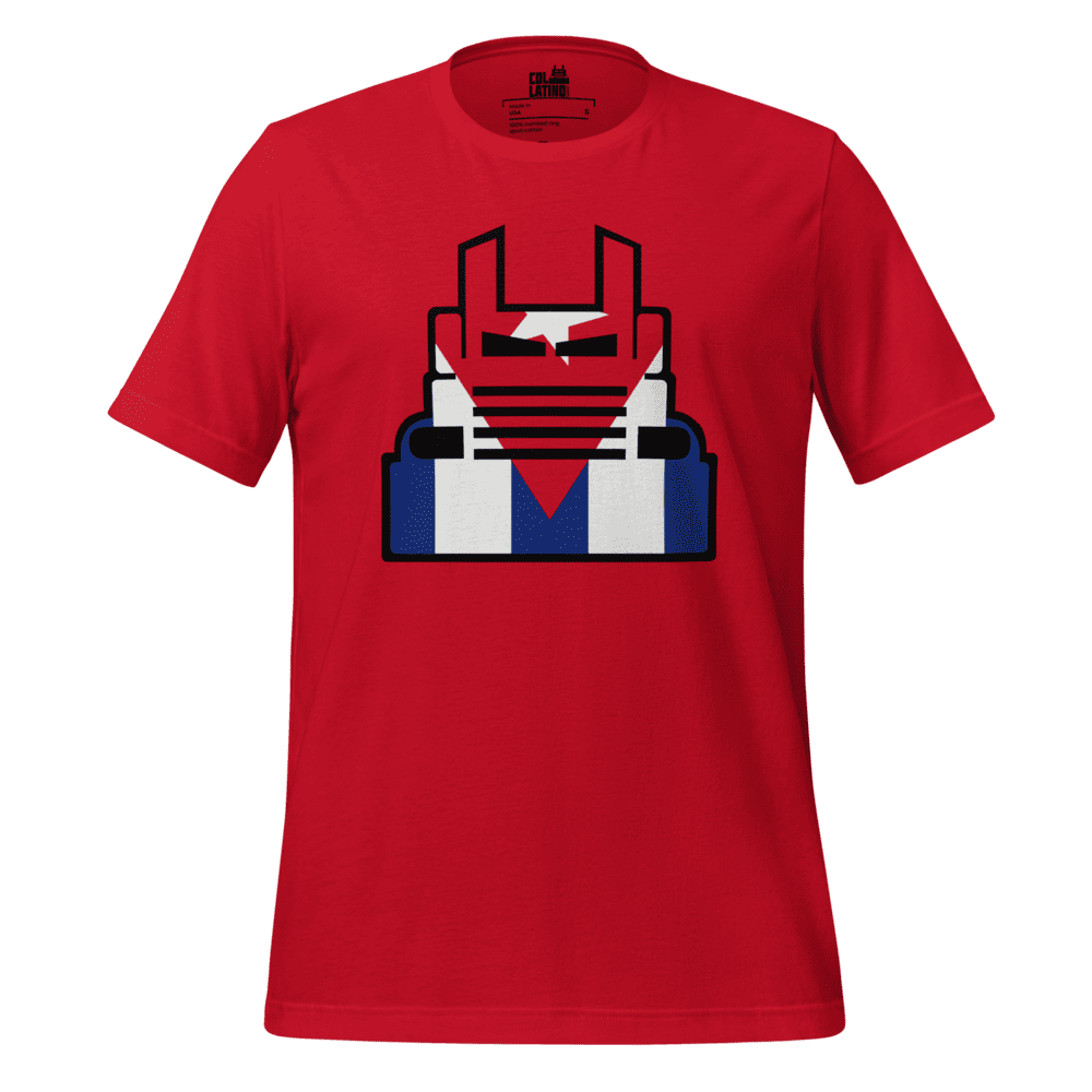 T-Shirt-Bella+Canva-3001-Red-Cuba