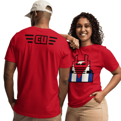 T-Shirt-Bella+Canva-3001-Red-Cuba