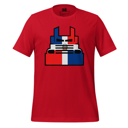 T-Shirt-Bella+Canva-3001-Red-República Dominicana