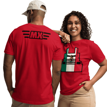 T-Shirt-Bella+Canva-3001-Red-México