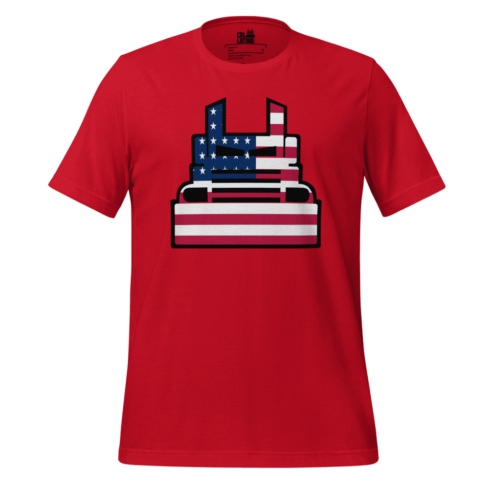 T-Shirt-Bella+Canva-3001-Red-Estados Unidos