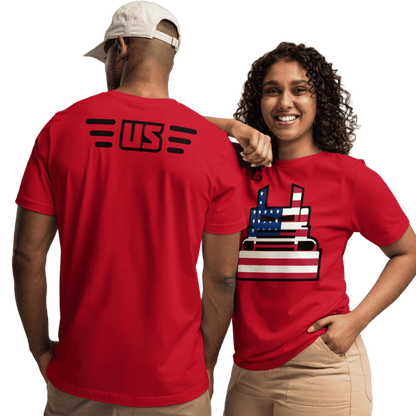 T-Shirt-Bella+Canva-3001-Red-Estados Unidos