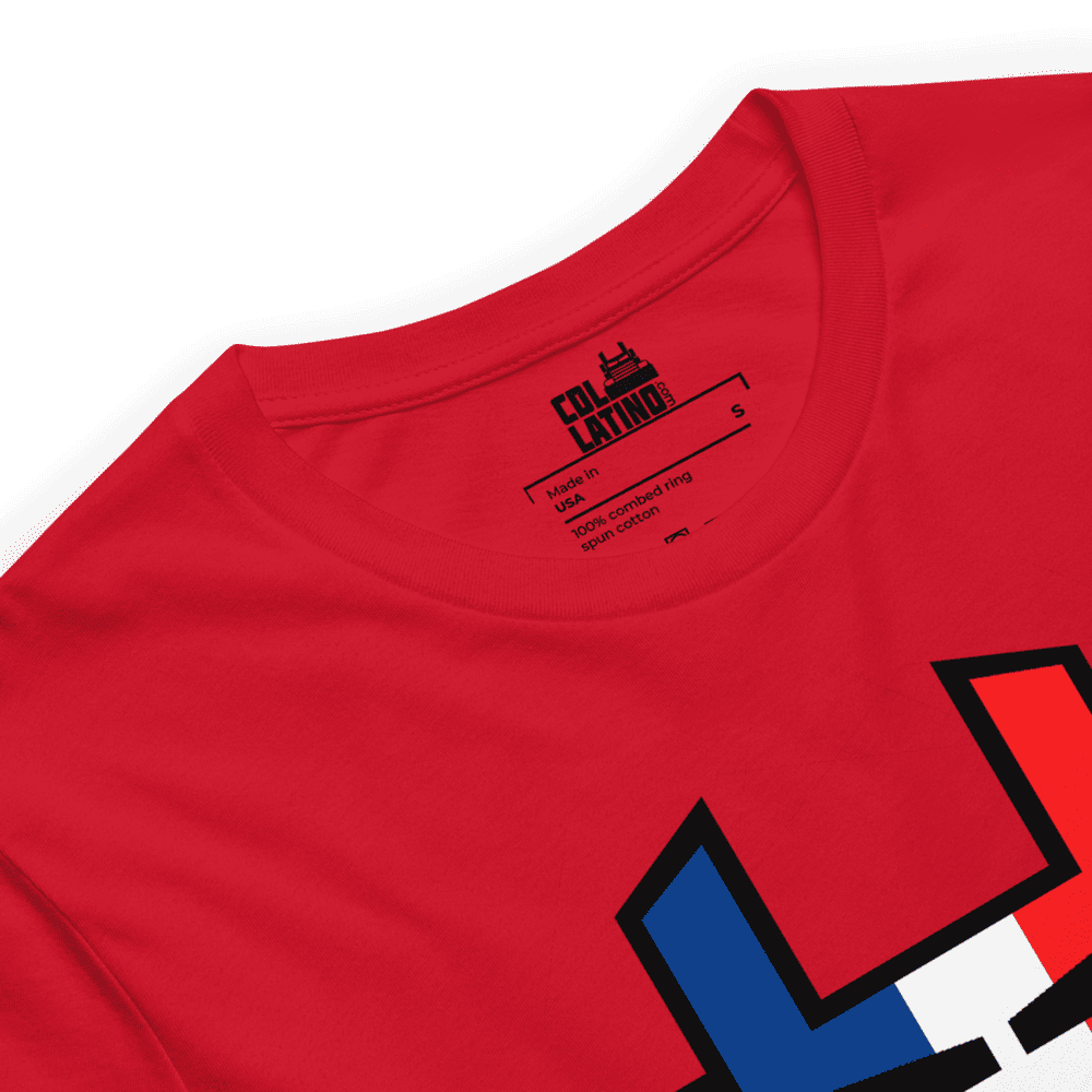 T-Shirt-Bella+Canva-3001-Red-República Dominicana