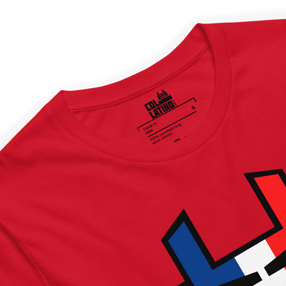 T-Shirt-Bella+Canva-3001-Red-República Dominicana