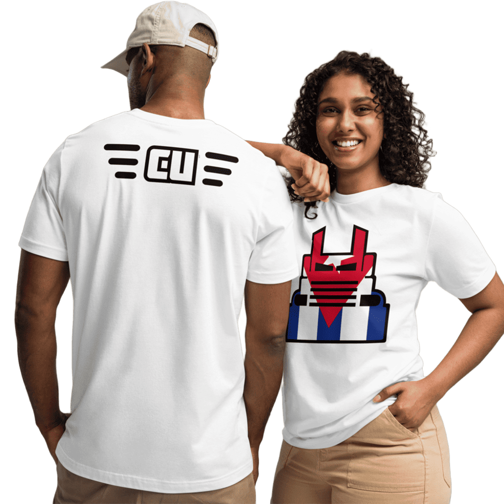 T-Shirt-Bella+Canva-3001-White-Cuba