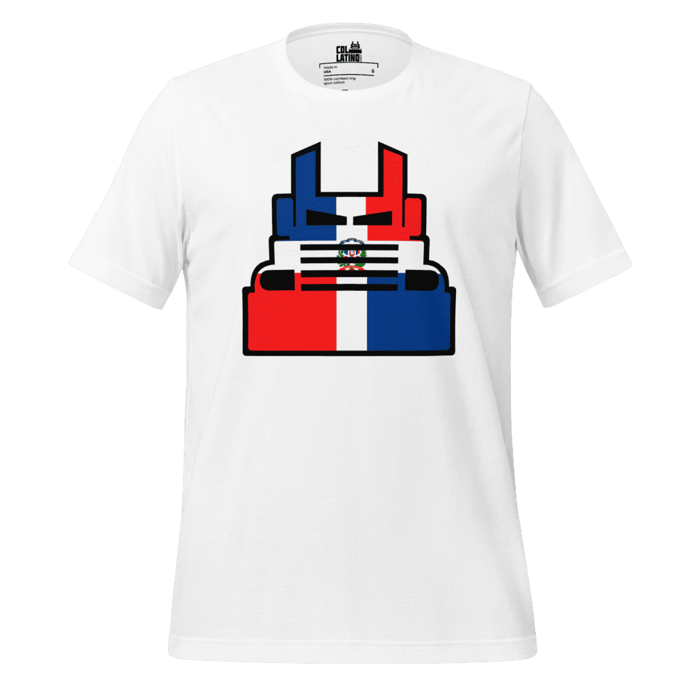 T-Shirt-Bella+Canva-3001-White-República Dominicana