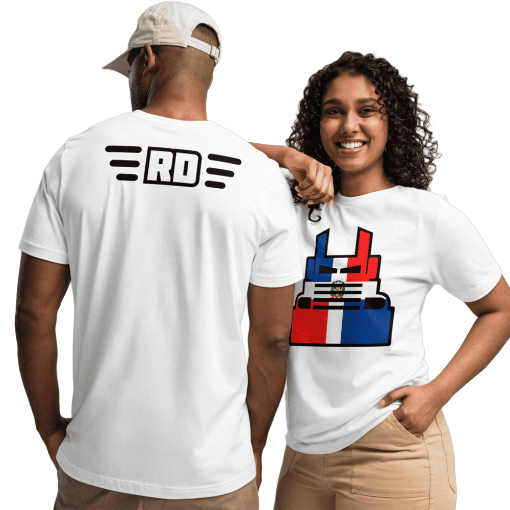 T-Shirt-Bella+Canva-3001-White-República Dominicana