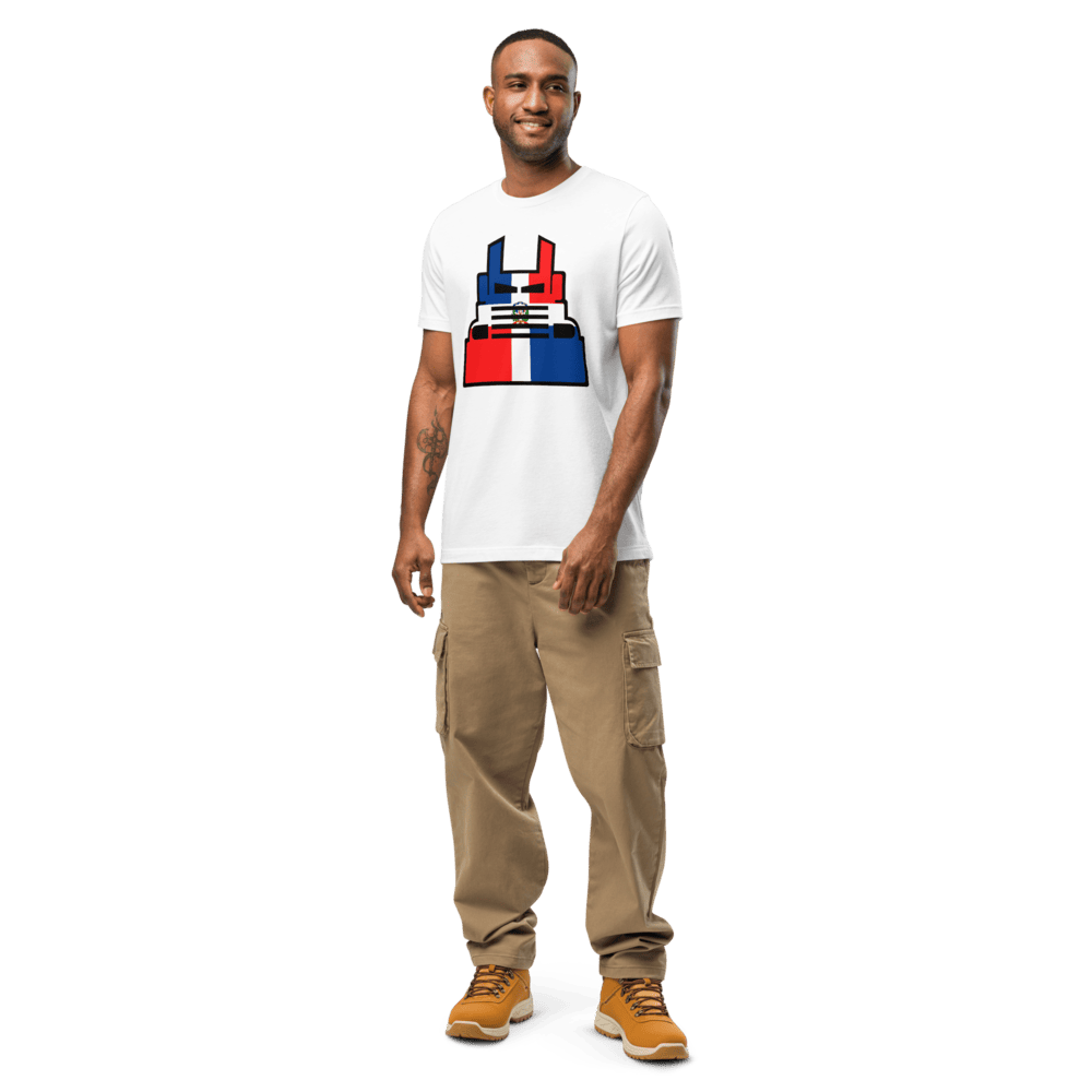 T-Shirt-Bella+Canva-3001-White-República Dominicana